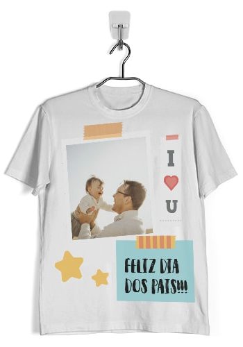 camisas personalizadas dia dos pais pai e filha