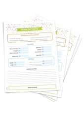 Ficha de Visita Escolar Personalizada