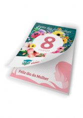 BLOCO DE NOTAS DIA DA MULHER
