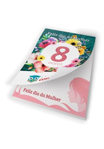 BLOCO DE NOTAS DIA DA MULHER