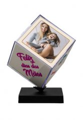 Porta Retrato Dia das Mães - Cubo Giratório