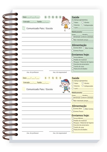 Agenda Escolar Personalizada com Nome