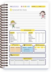 modelo agenda escolar kids