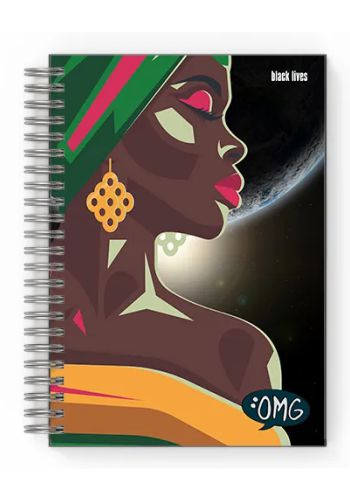 caderno rich laser - omg