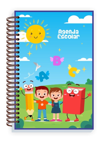 Agenda Capa Revestida - Capa Cristal