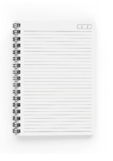 miolo de caderno pautado padrao