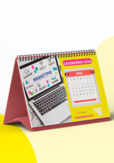 Calendario de Mesa com Espiral