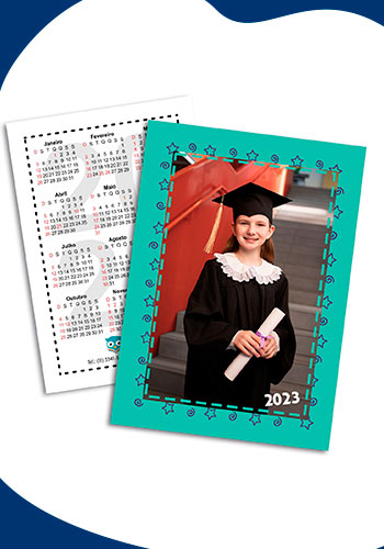 Calendário de Bolso Personalizado