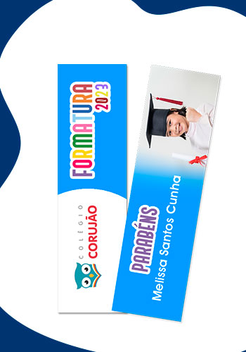 Marcador de Páginas para Recordação Escolar