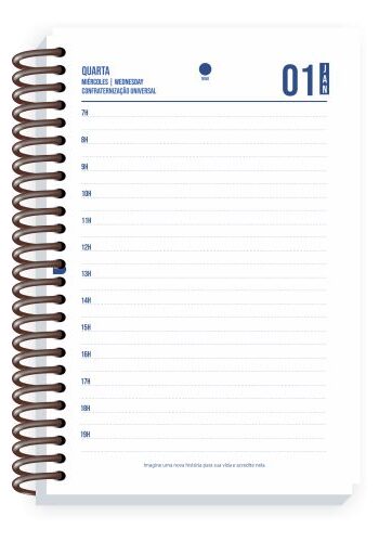 agenda escolar anual datada 2025