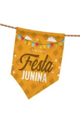 Bandeirinha Festa Junina Personalizada